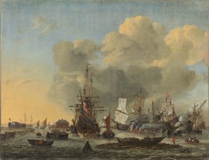 Le calfatage des navires au Bothuisje sur l