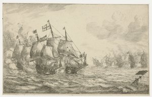 Bataille navale - Reinier Nooms