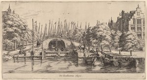 La Sluys des Eenhoorns - Reinier Nooms, called Zeeman