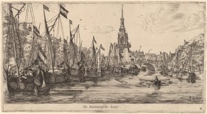 Quai de Roowaensche - Reinier Nooms, called Zeeman