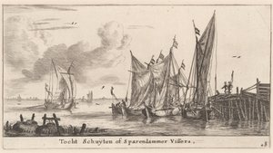 "Tocht Schuiten" ou bateaux de pêche de Spaarndam - Reinier Nooms, called Zeeman