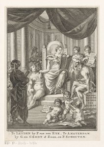 Représentation allégorique avec Histoire, Vérité, Antiquité et Prudence - Reinier Vinkeles (I)