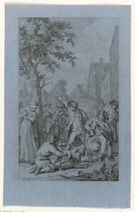 Maltraitance du cadavre du pasteur P. van den Bosch à Zoetermeer, 1787 - Reinier Vinkeles (I)