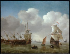 Scène portuaire néerlandaise - Reinier Zeeman