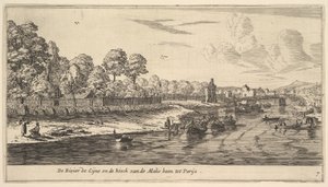 La Seine au virage du Mail, 17ème siècle - Reinier Zeeman