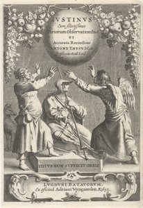 Minerve et deux figures enchaînées
