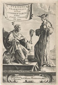 Piédestal avec un empereur sur son siège - Reinier van Persijn