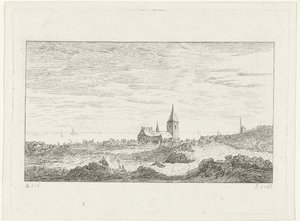 Village au bord de la mer - Reinierus Albertus Ludovicus baron van Isendoorn à Blois