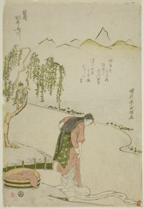 La rivière Chofu Jewel dans la province de Musashi (Musashi Chofu no Tamagawa), d
