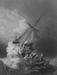 Le Christ dans la tempête (gravure)