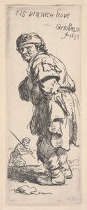 Mendiant parlant - Rembrandt van Rijn