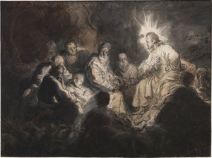 Christ et ses disciples dans le jardin de Gethsémani