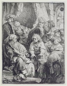 Joseph racontant ses rêves - Rembrandt van Rijn