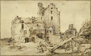 Château de Kostverloren en ruine