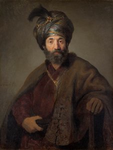 Homme en costume oriental