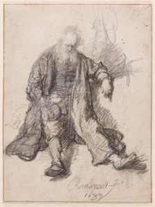 Vieil homme assis (Lot ivre ?), vers 1630-33 - Rembrandt Harmensz. van Rijn