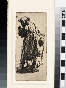 Vieille mendiante avec une gourde, vers 1629 - Rembrandt van Rijn