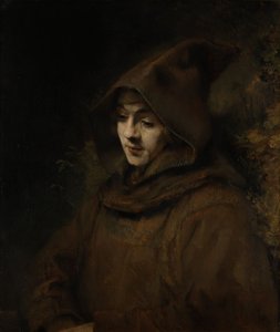 Le fils de Rembrandt, Titus, en habit de moine