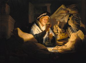 La parabole du riche insensé - Rembrandt Harmensz. van Rijn