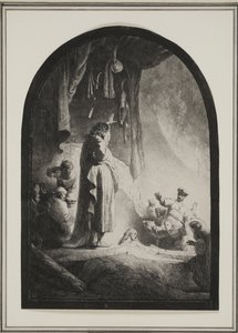La résurrection de Lazare : La grande plaque, vers 1632 - Rembrandt van Rijn