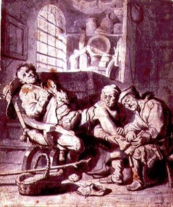 Le pied foulé - Rembrandt Harmensz. van Rijn