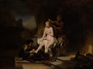 La toilette de Bethsabée - Rembrandt van Rijn