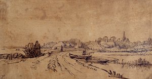 Vue de Sloten, vers 1650 - Rembrandt Harmensz. van Rijn
