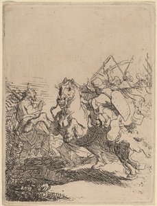 Un combat de cavalerie