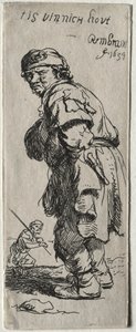 Un paysan criant : "il fait très froid" - Rembrandt van Rijn