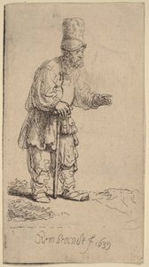 Un paysan coiffé d