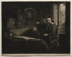 Abraham Francen, apothicaire, vers 1657 - Rembrandt van Rijn