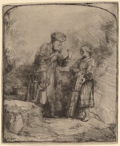 Abraham et Isaac - Rembrandt van Rijn