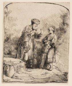 Abraham et Isaac - Rembrandt van Rijn