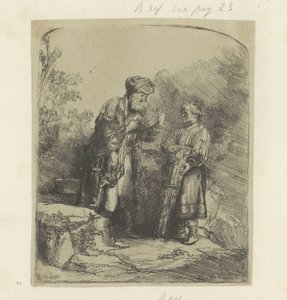 Abraham et Isaac - Rembrandt van Rijn