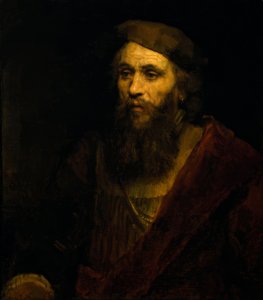 Homme barbu avec une casquette - Rembrandt van Rijn