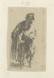 Mendiant avec une jambe de bois - Rembrandt van Rijn