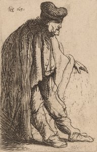 Mendiant avec sa main gauche tendue, 1631 - Rembrandt van Rijn