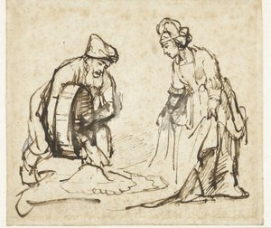 Boaz et Ruth - Rembrandt van Rijn