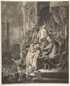 Le Christ devant Pilate : la grande planche, 1636 - Rembrandt van Rijn