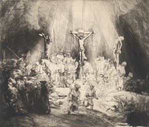 Christ crucifié entre les deux voleurs Les trois croix, 1653 - Rembrandt van Rijn