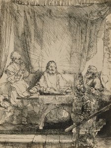 Le Christ à Emmaüs - Rembrandt van Rijn