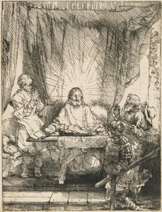 Le Christ à Emmaüs : le grand format