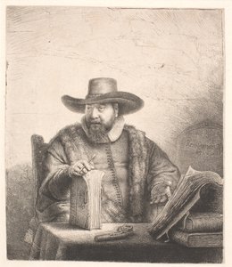 Cornelis Claesz Anslo, prédicateur mennonite - Rembrandt van Rijn