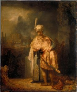 David prend congé de Jonathan - Rembrandt van Rijn