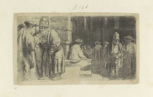 Les Pharisiens dans le Temple - Rembrandt van Rijn