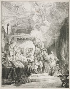 La Mort de la Vierge - Rembrandt van Rijn