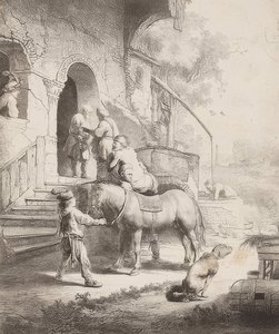 Le bon Samaritain. 1633 - Rembrandt van Rijn