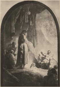 La résurrection de Lazare - Rembrandt van Rijn