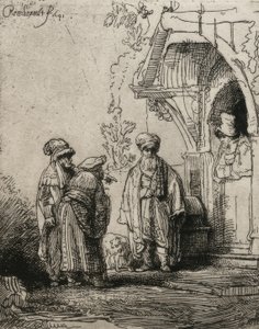 Les trois orientaux - Rembrandt van Rijn