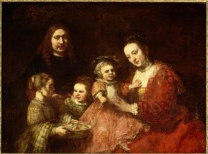 Portrait de famille - Rembrandt van Rijn